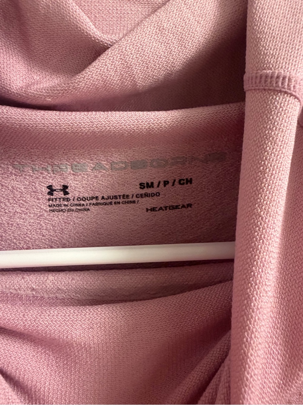 Under Armour Pink Cowl Neck Drawstring Knit Pullover Sweatshirt Size S - Picture 3 of 11